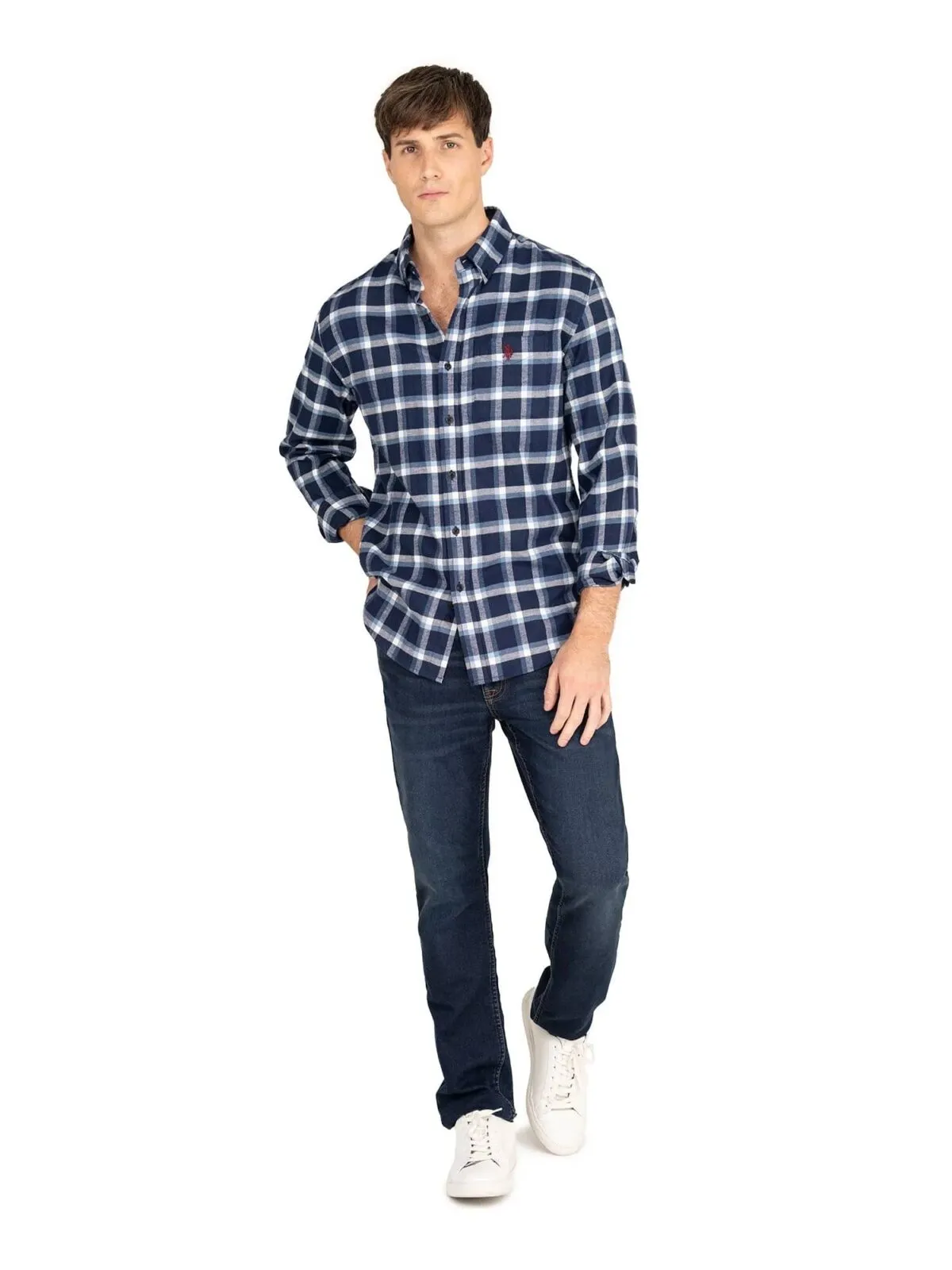 US Polo Long Sleeve Smart Shirt – Men - Image 2