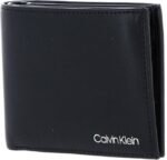 Calvin Klein Men’s Leather Bifold Wallet – Black