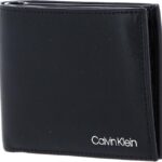 Calvin Klein Men’s Leather Bifold Wallet – Black