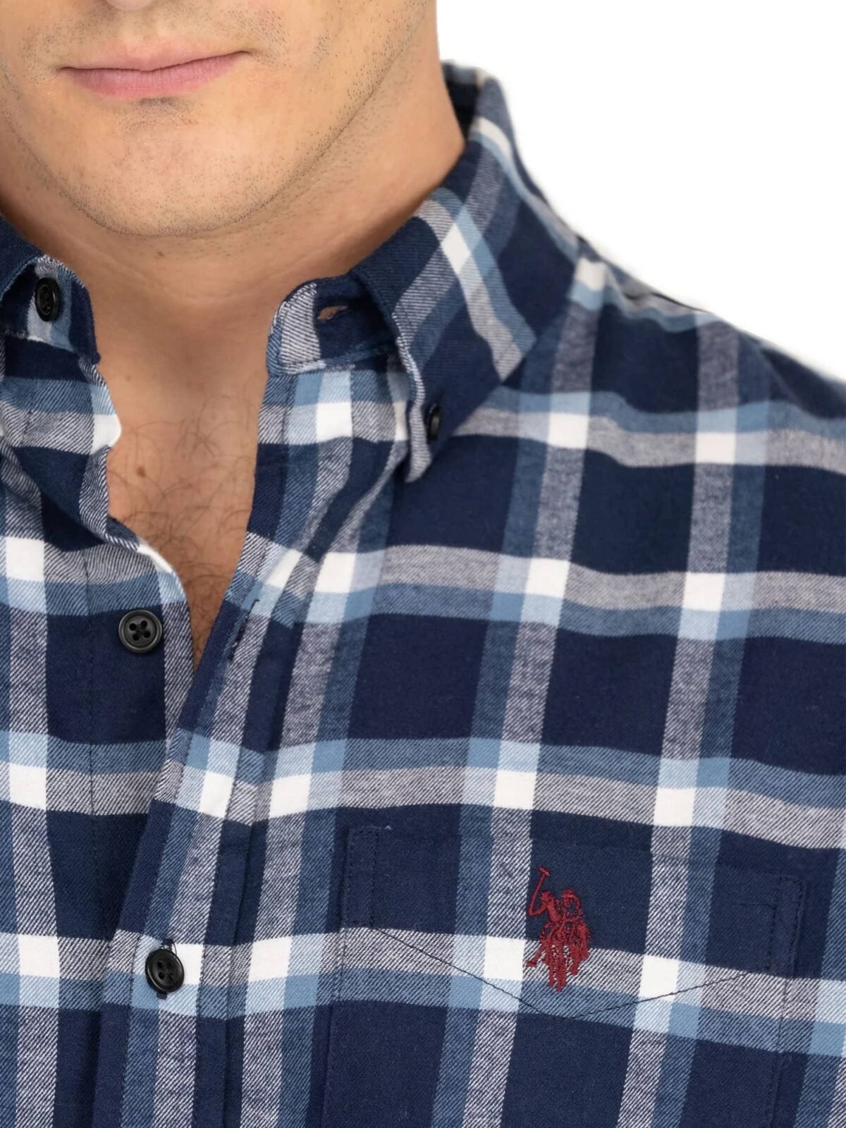 US Polo Long Sleeve Smart Shirt – Men - Image 4
