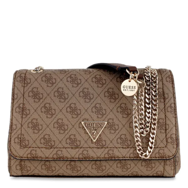 GUESS Noelle Monogram Crossbody Bag