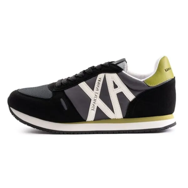 Armani Exchange Logo Lace-Up Sneakers