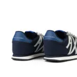 Armani Exchange Logo Lace-Up Sneakers -NavyBlack - Image 2