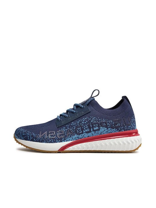 US Polo Men’s Casual Sneakers – Blue - Image 1