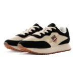 GANT Retro Bevinda Unisex Sneakers – Beige/Black - Image 2