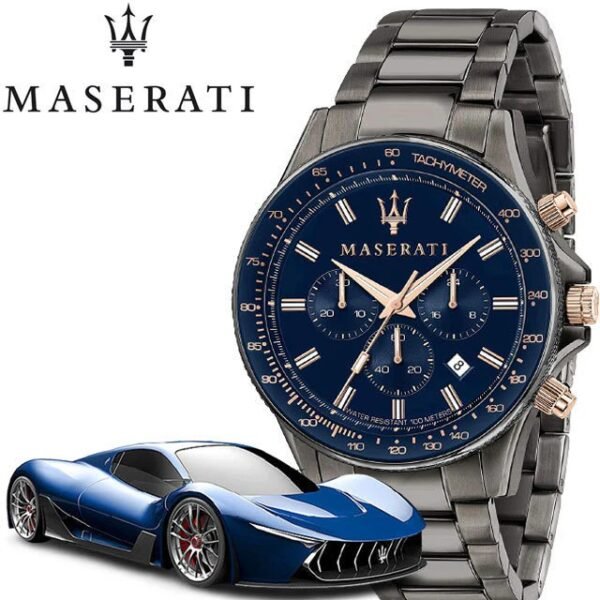 Maserati Sfida Steel – Blue Dial Men