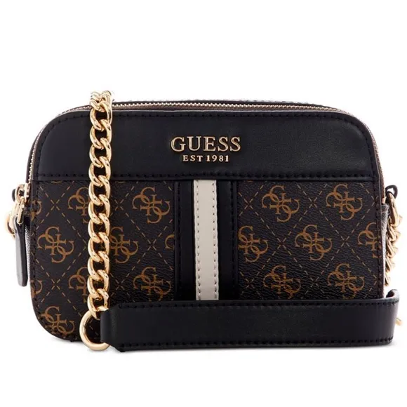 GUESS Brown Multi Crossbody Bag