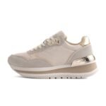 Penny Mesh Sneakers for Women – Beige Gold