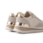 Penny Mesh Sneakers for Women – Beige Gold - Image 2