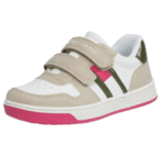 TH T1A9 Velcro Casual girl's Sneakers – Beige - Image 2