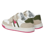 TH T1A9 Velcro Casual girl's Sneakers – Beige - Image 3