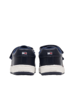 TH Kids’ Casual Velcro Shoes with Stripes – Blue ECO Leather - Image 3