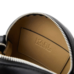 K-Round Crossbody Bag – Minimal Patch Style - Image 3