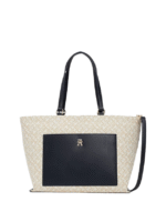 TH Monogram Jacquard Tote - Image 2