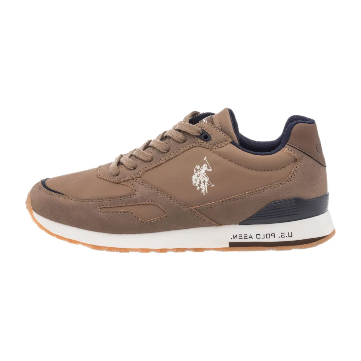 USPA Men's Camel Casual Sneakers - Image 1