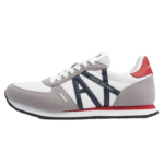 Armani Exchange Urban Lace-Up Sneakers – Unisex (Gray)