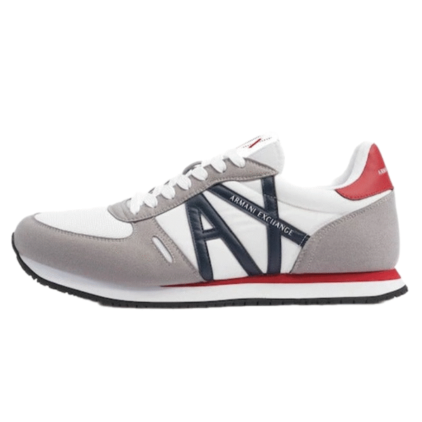 Armani Exchange Urban Lace-Up Sneakers – Unisex (Gray)