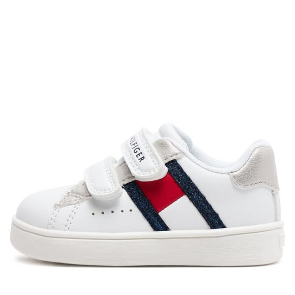 TH Flag-Inspired Low Cut boy's Velcro Sneakers