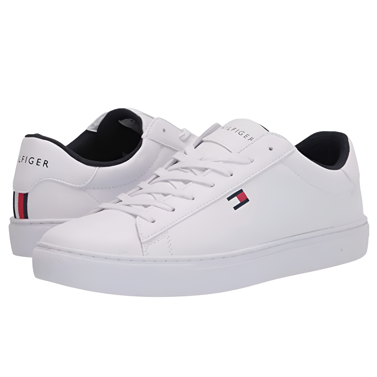 tommy-hilfiger-brecon-signature-white-men-39-shoes-jlood-554 Tommy Hilfiger Brecon Signature Sneakers – Men's - Image 1