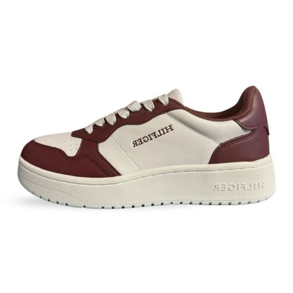 Tommy Hilfiger Tizzi Sneakers – Women's White and Maroon