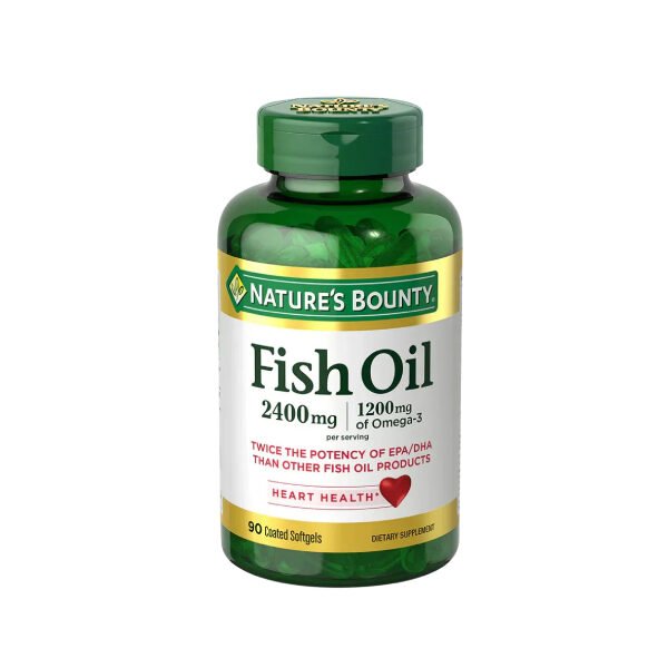 Nature's Bounty Fish Oil Share 2,400 mg per serving, 90 Softgels