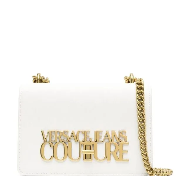 Versace Couture Iconic Flap Bag – White
