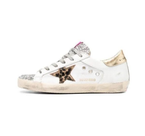 Golden Goose Women's Super-Star 'Glitter White Pink' Sneakers