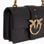 PINKO Love Classic Icon Monogram Bag – Black - Image 2