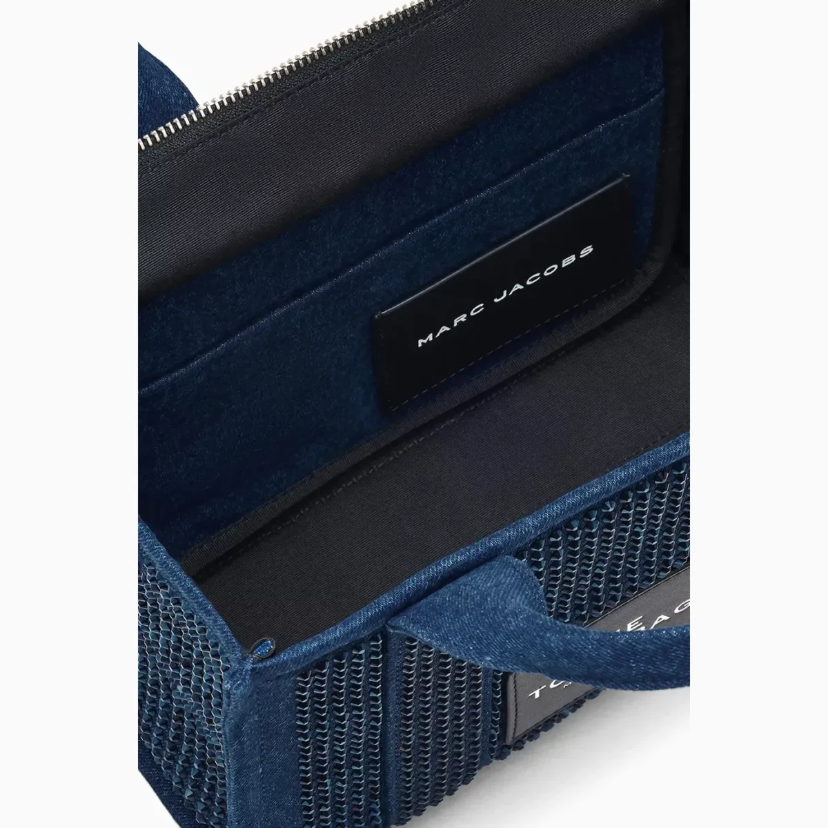 Marc Jacobs Denim Crystal Tote – Medium Size - Image 11
