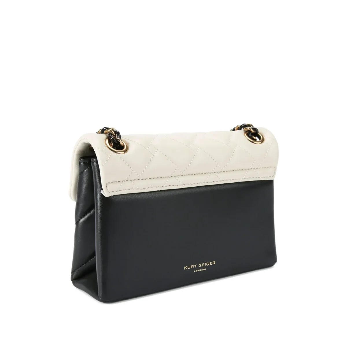 Kurt Geiger Kensington Union Jack Mini Bag – Black & White - Image 4