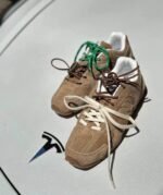 Miu Miu x New Balance Catwalk Style Dark Beige Unisex Shoe - Image 4