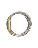 Just Cavalli JC1L228M0075 – Women's Signature Snake Watch Two-Tone Blue & Silver - Image 2