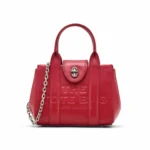 Marc Jacobs Turnlock Crossbody Tote Bag – Red Nappa Leather