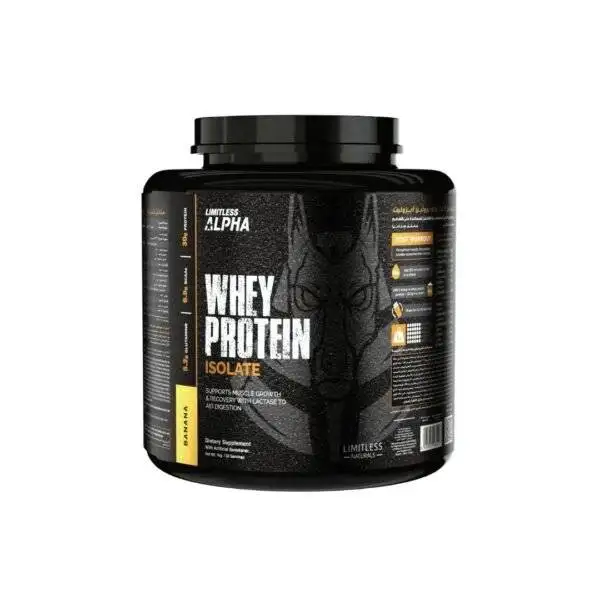 Limitless Alpha Whey Protein Isolate – Banana (30 Servings)