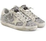 Golden Goose Women's Super-Star Silver Glitter Sneakers - Image 2