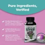 Herbal Liver Support Supplement with Milk Thistle EXP12-25 (Liver Cleanse Detox & Repair Formula) - Image 3