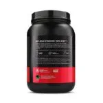 Optimum Nutrition 100% Whey Gold Standard – Strawberry – 907g - Image 2