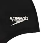 Speedo FlexFit Kids Swim Cap – Pink / Black - Image 5