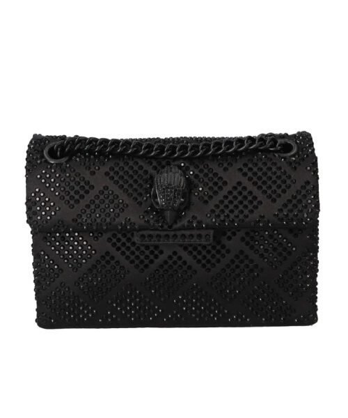 Kurt Geiger Kensington Glossy Union Jack Bag – Black Edition
