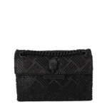 Kurt Geiger Kensington Glossy Union Jack Bag – Black Edition