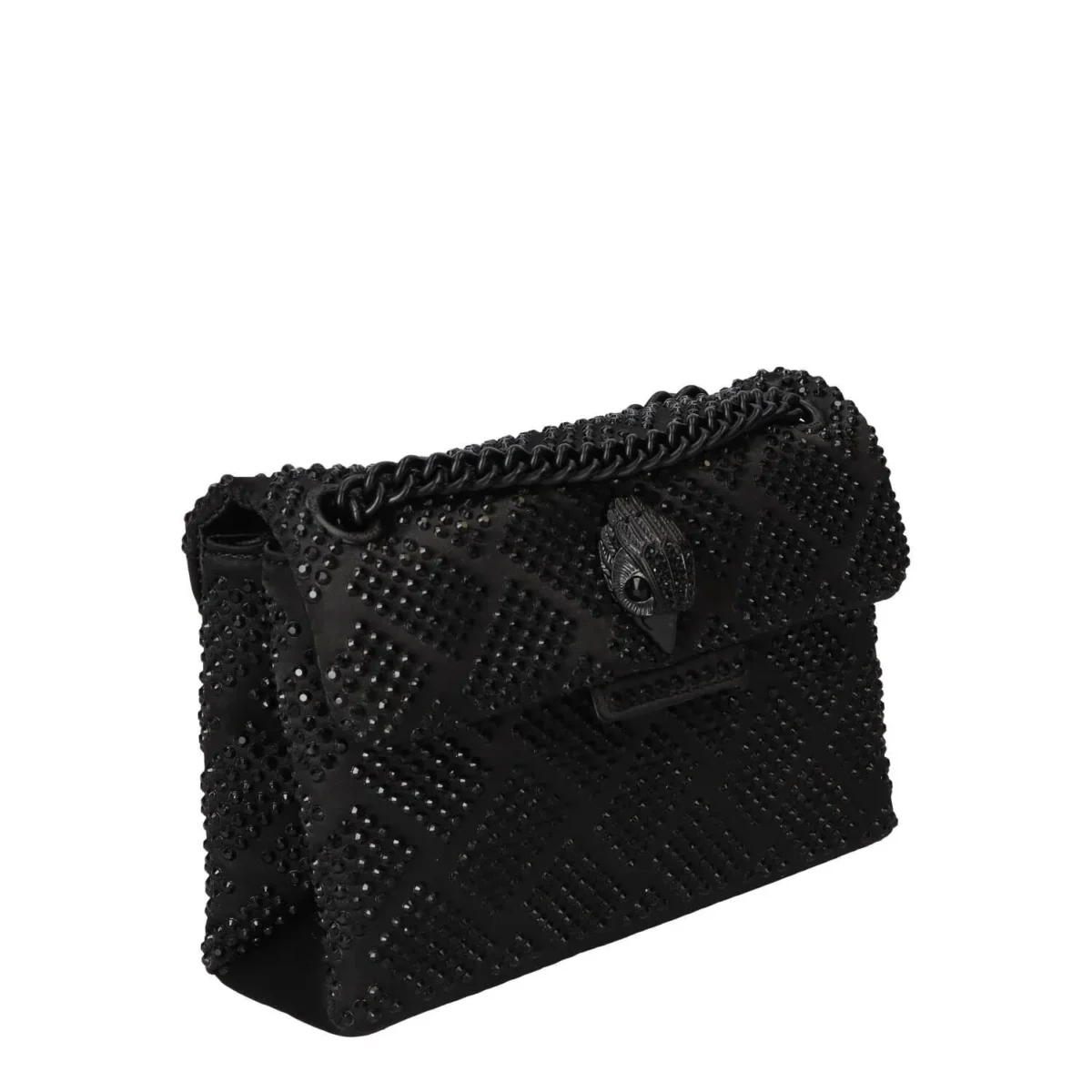 Kurt Geiger Kensington Glossy Union Jack Bag – Black Edition - Image 4