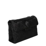 Kurt Geiger Kensington Glossy Union Jack Bag – Black Edition - Image 4