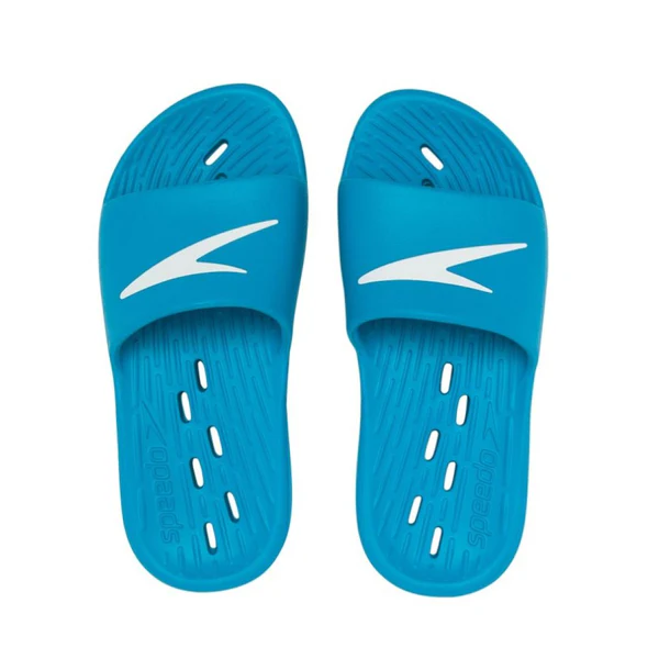 Speedo AquaStep Kids Slides – Blue/White