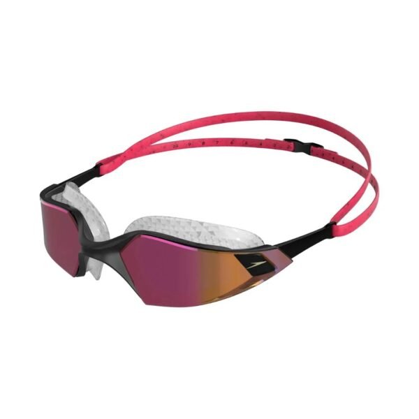 Speedo Aquapulse Pro Mirror Goggles Red/Gold
