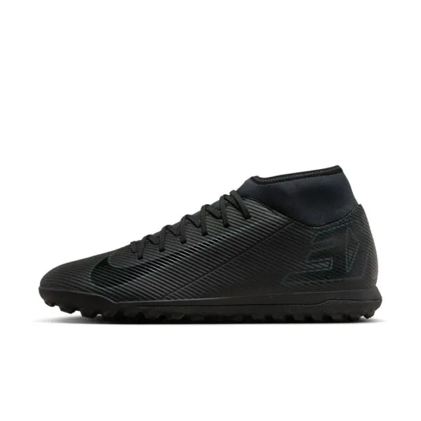 Nike Mercurial Superfly 10 Club Turf Soccer Shoes Black
