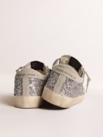 Golden Goose Women's Super-Star Silver Glitter Sneakers - Image 4