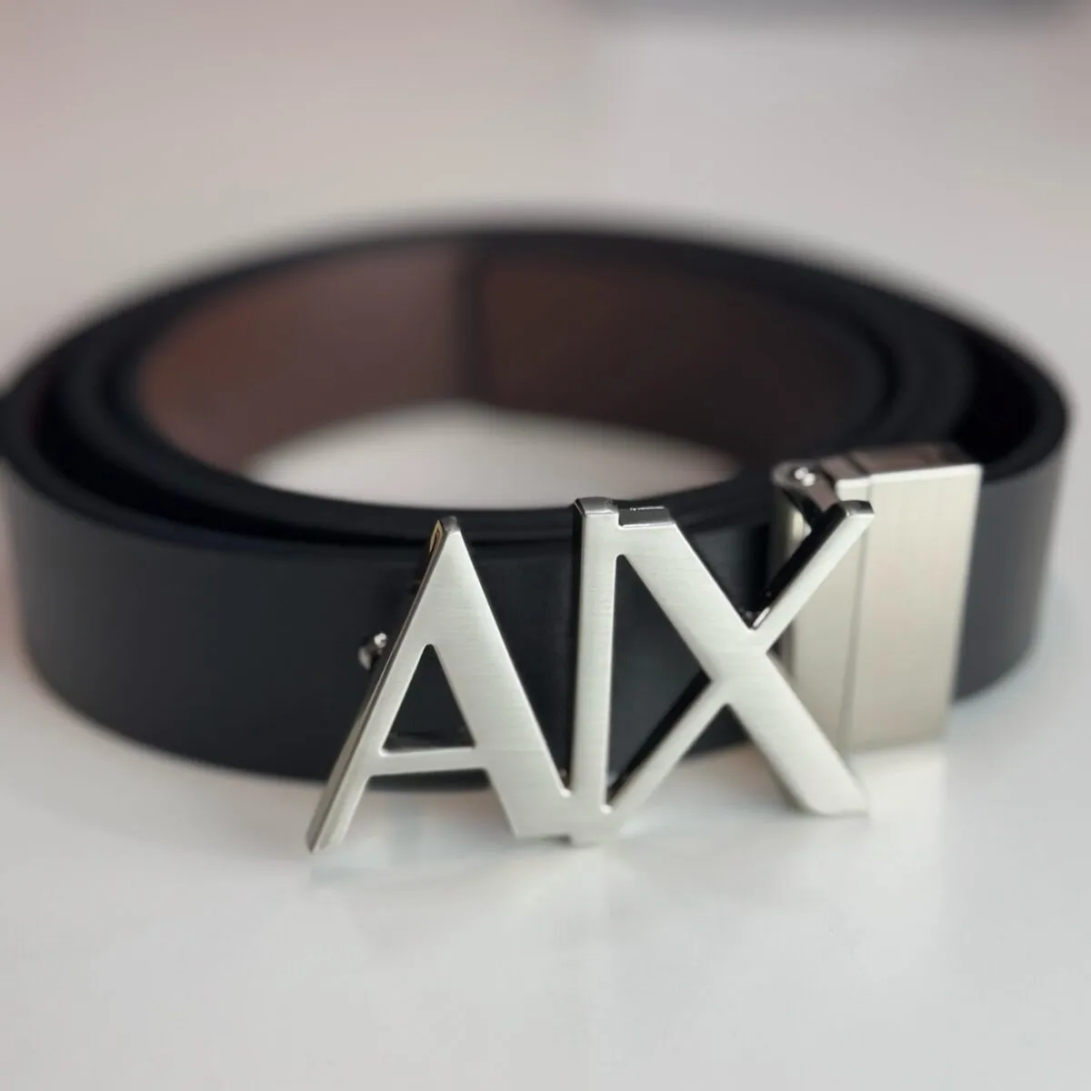 Armani Exchange Reversible Signature Belt - Image 1