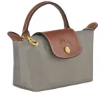 Longchamp Le Pliage Mini Crossbody – Recycled Nylon & Leather Trim - Image 2