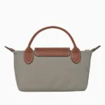 Longchamp Le Pliage Mini Crossbody – Recycled Nylon & Leather Trim - Image 3