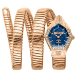 Just Cavalli JC1L304M0045 – Women's Rose Gold & Blue Watch